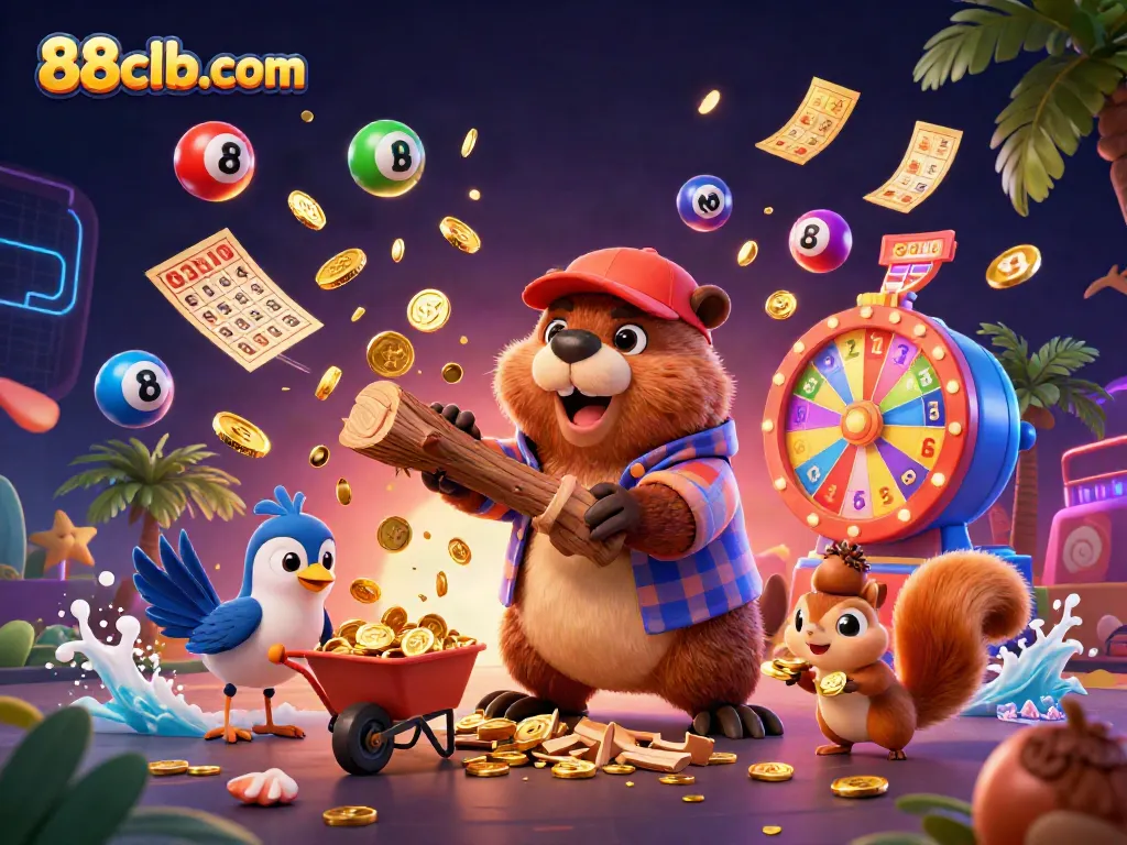 Engage in thrilling fun at 88clb-com with a vibrant 3D casino scene full of games and excitement.