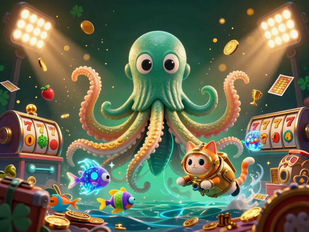 Engage with thrilling slots at UGDEWA, featuring a kraken and deep-sea adventure.
