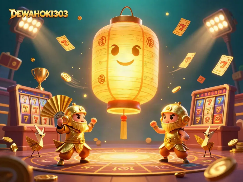 Mainkan pengalaman slot online terbaik di DEWAHOKI303 dengan ilustrasi kasino yang memikat.