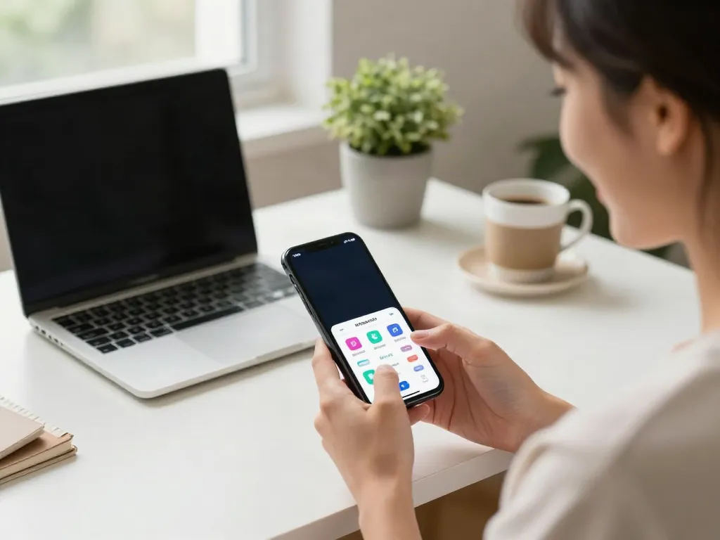 Pengguna NATUNATOTO mengakses APK di smartphone dengan antusias, menunjukkan kemudahan akses di https://mainlandhotelgh.com/.