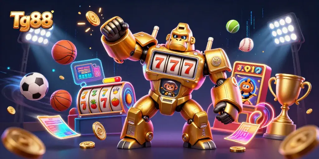 Experience thrilling casino action with Tg88's dynamic slot and sports gaming scene.