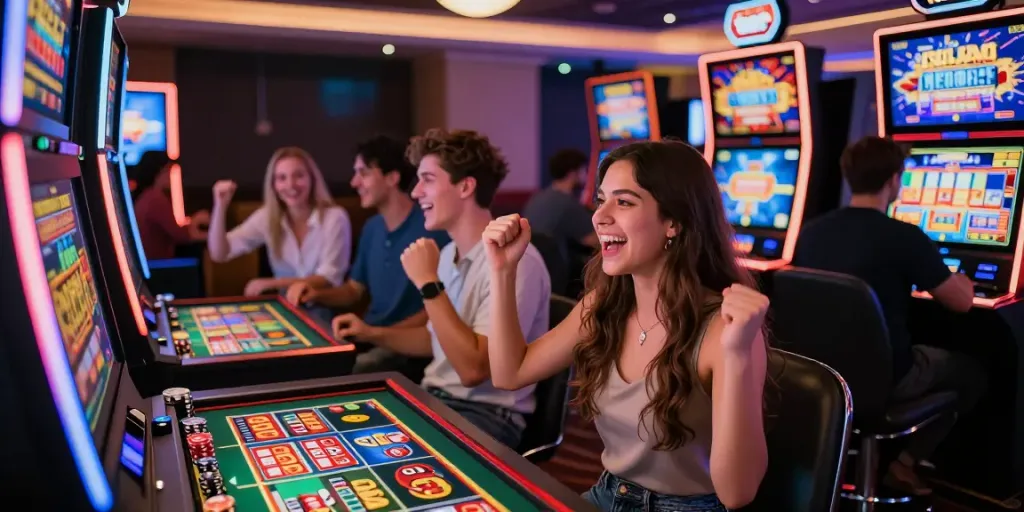 Casino Bonus ohne Einzahlung: Spieler genießen kostenlose Slots in modernem Online-Casino.