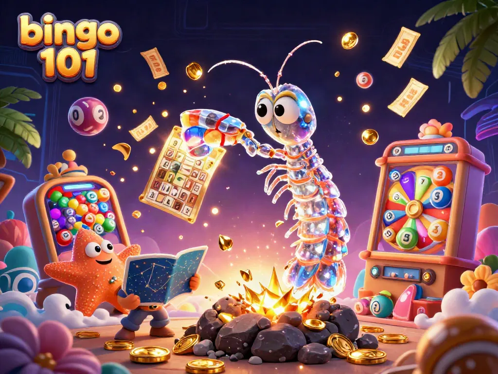 Experience dynamic bingo 101 action with vibrant game elements and exciting characters