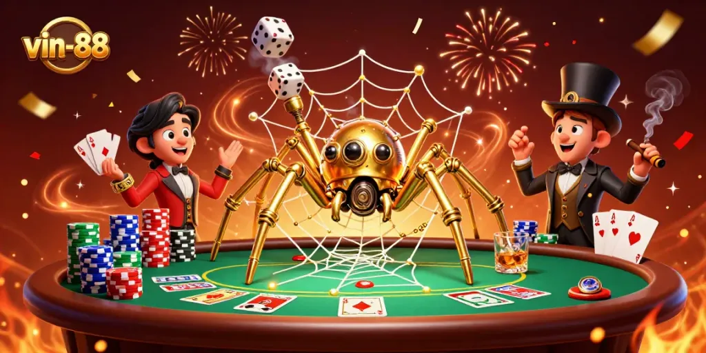 Experience quality gaming at vin-88 with dynamic poker action and animated characters.
