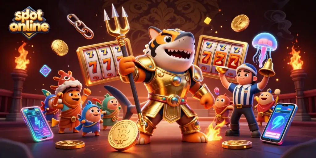 Experience thrilling slot online action with a vibrant underwater casino featuring unique characters
