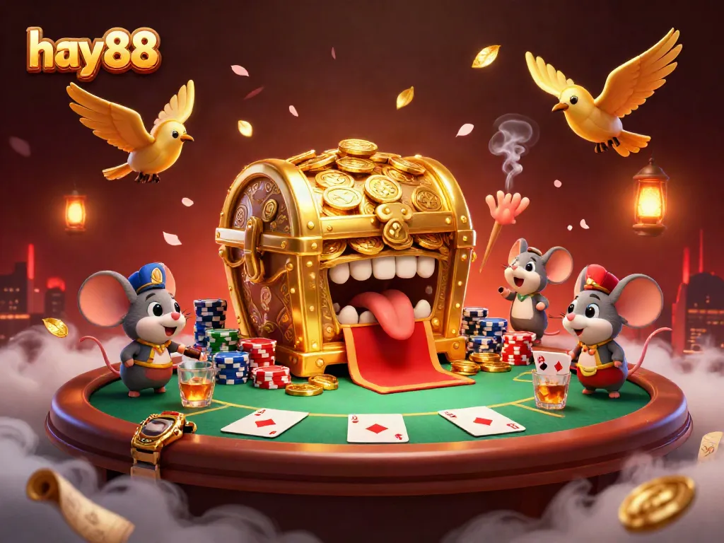 Experience the thrill of winning with hay88 at a vibrant poker scene, filled with rich game elements.