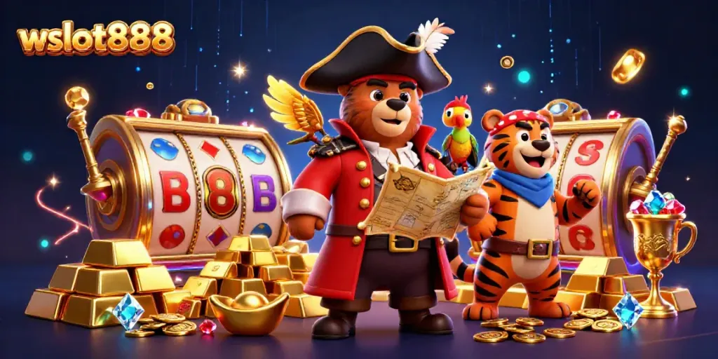Menyediakan pengalaman slot gacor yang mengasyikkan di wslot888 dengan ilustrasi karakter menarik.