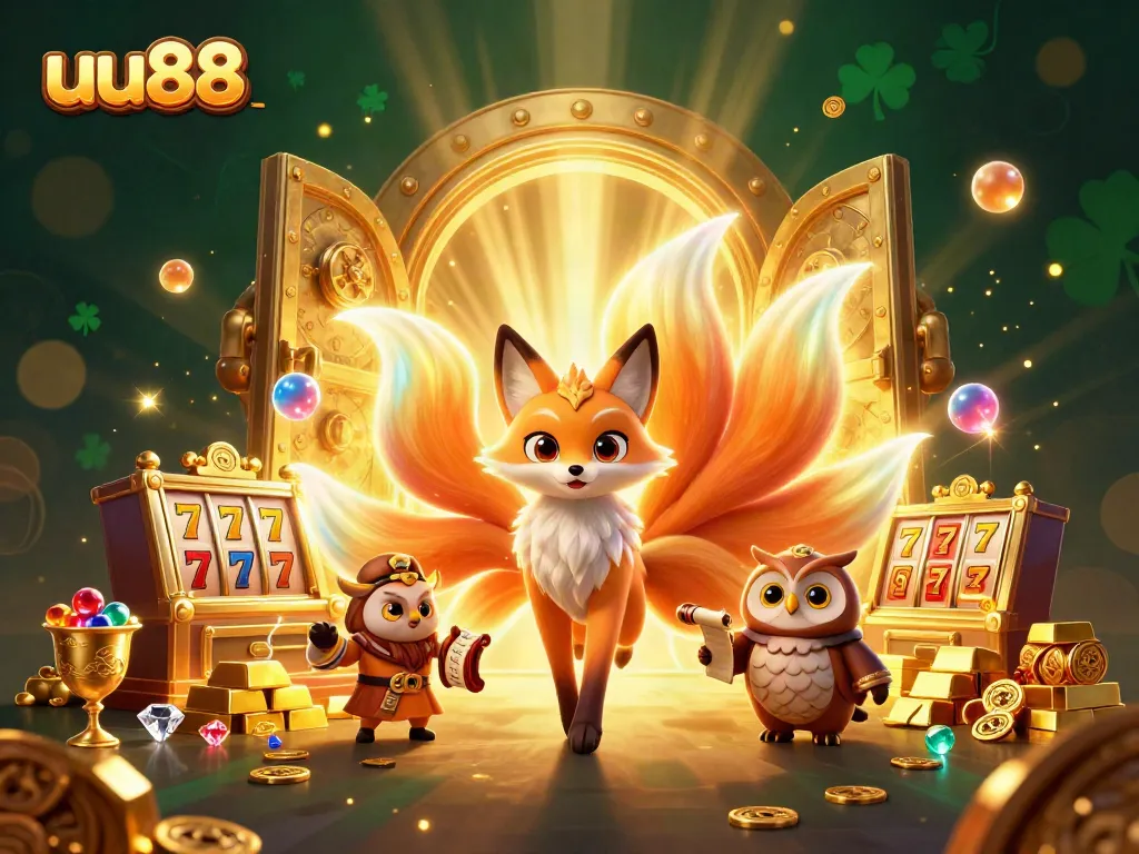 Experience the thrill of winning big at uu88 with vibrant 3D game elements and enchanting characters.