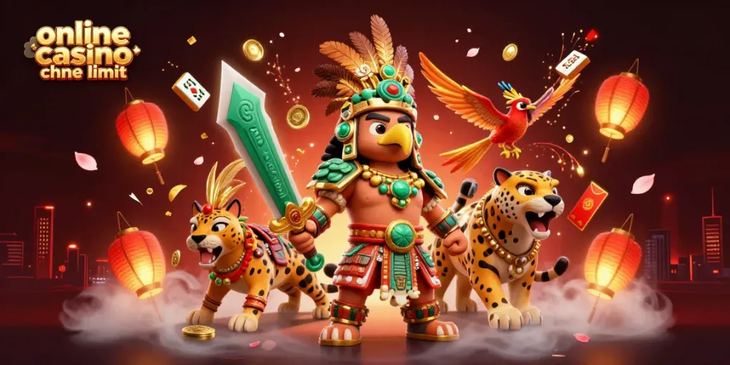Experience the thrills of online casino ohne limit in a vibrant, fantasy-filled 3D illustration.