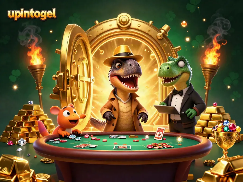 Menangkan permainan di upintogel dengan velociraptor mencuri perhatian di meja blackjack.
