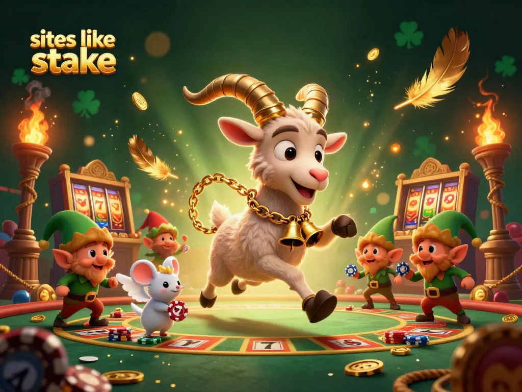 Win big at sites like stake with dynamic casino fun in a vibrant 3D gaming scene.