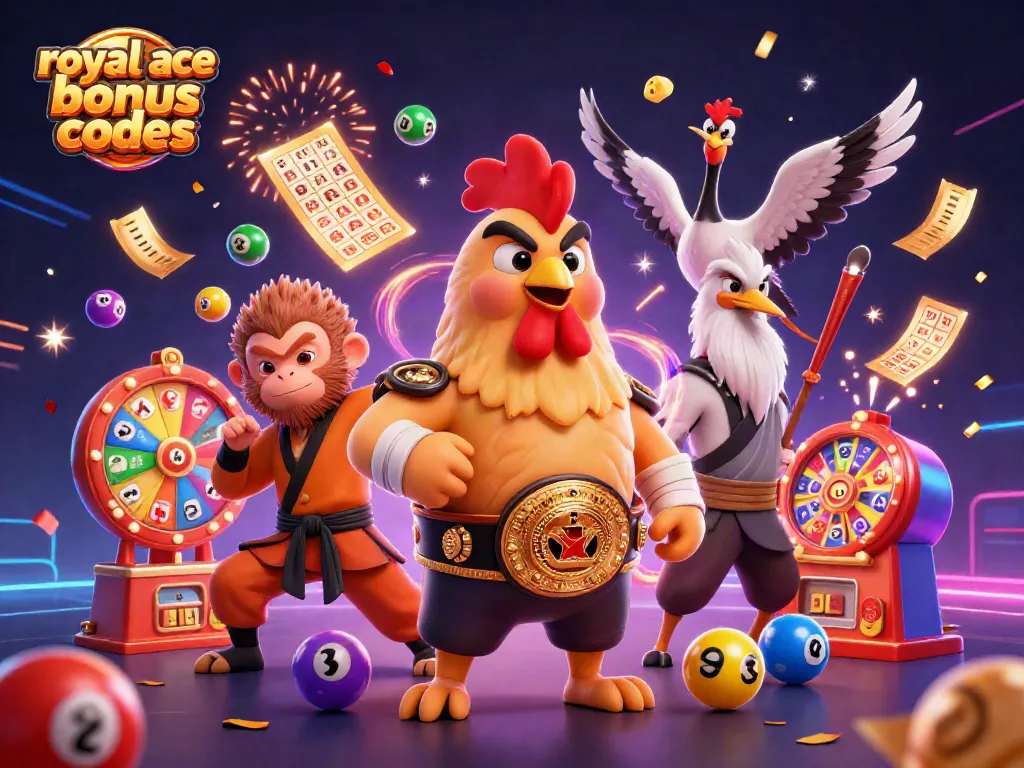 Engage with royal ace bonus codes for exciting prizes in a vibrant online casino illustration.
