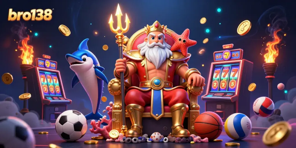 Engage with exciting spins and promotions on bro138, showcasing dynamic gaming elements and vibrant visuals.