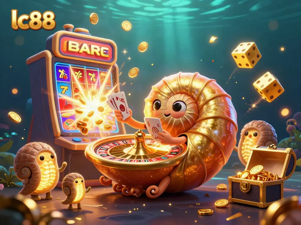 Win big with lc88 as the giant nautilus roulette wheel captivates the casino scene.