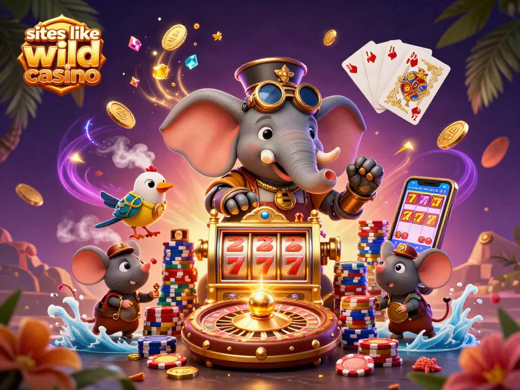 Play at exciting sites like Wild Casino with dynamic gaming elements and vibrant visuals.